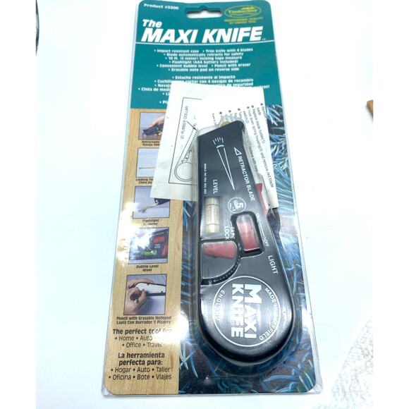 Timberline Maxi Knife England Multi tool Made in Sheffield England NOS #3300 NWT - Picture 1 of 4